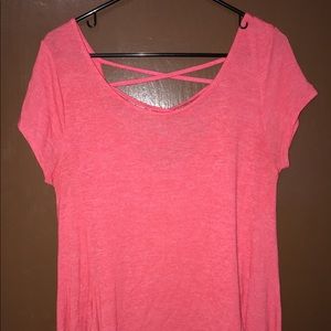 Pink tunic with pockets